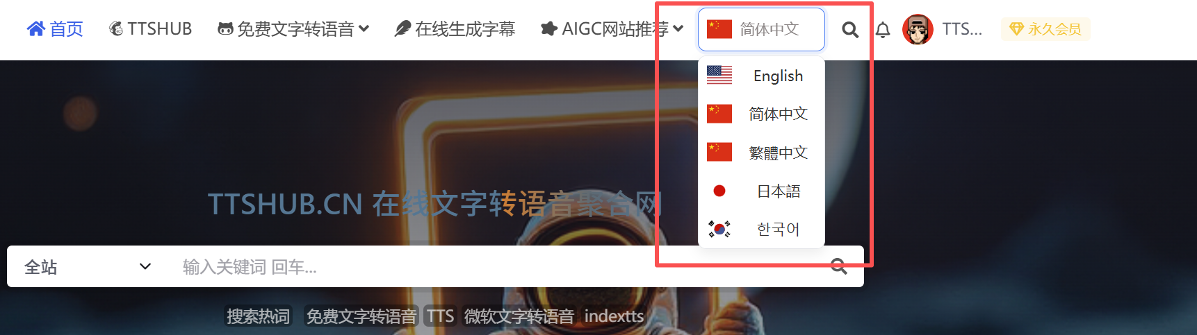 日主题ripro网站智能多语言美化插图